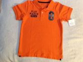 Camiseta Polo Laranja Carter's 4 anos