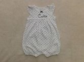 Body Branco Cutie Carter's - 6 meses