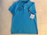 Camiseta Polo Azul Carter's 3 anos
