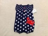 Body Azul c/ Caranguejo Carter's - 6 meses